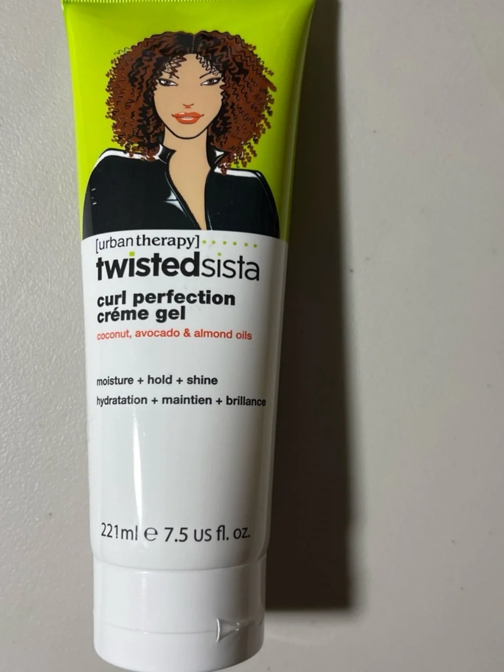 Urban Therapy Twisted Sista Curl Perfection Crème Gel - Green/White